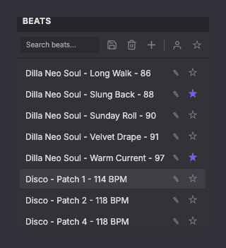 Miditrax beats library